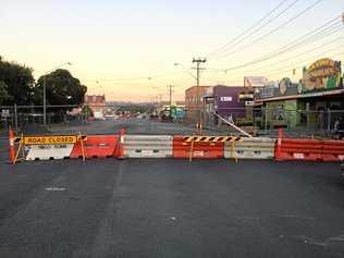 Road works taking place along Conway Street in Lismore. Photo Marc Stapelberg / The Northern Star. Picture: Marc Stapelberg