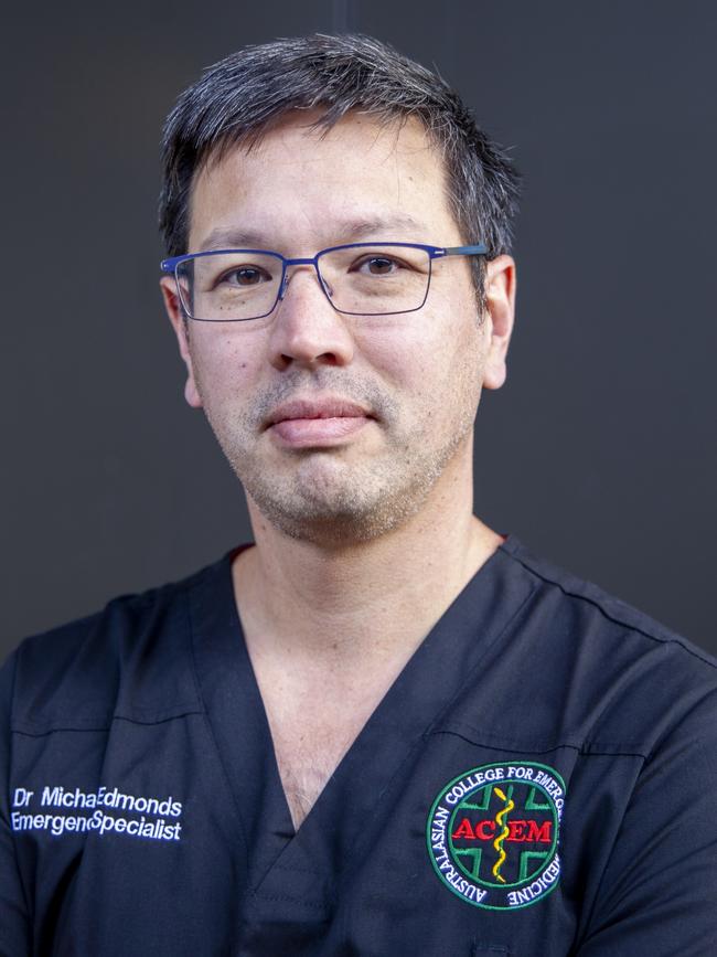 Australasian College for Emergency Medicine SA faculty chair Dr Michael Edmonds.