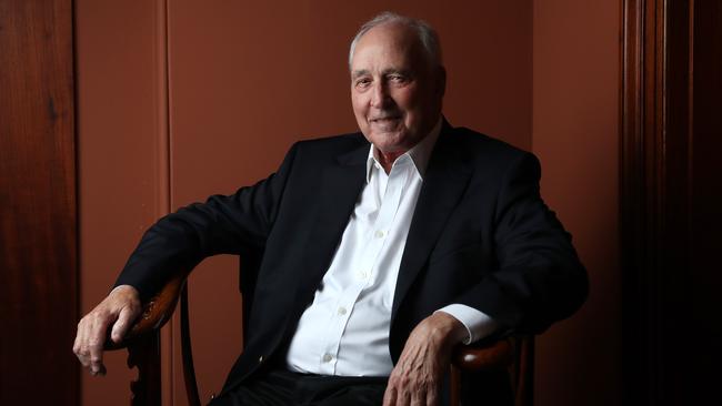 Paul Keating will reportedly make at least $40 million from the sale of Boost Mobile to Telstra. Picture: John Feder/The Australian.