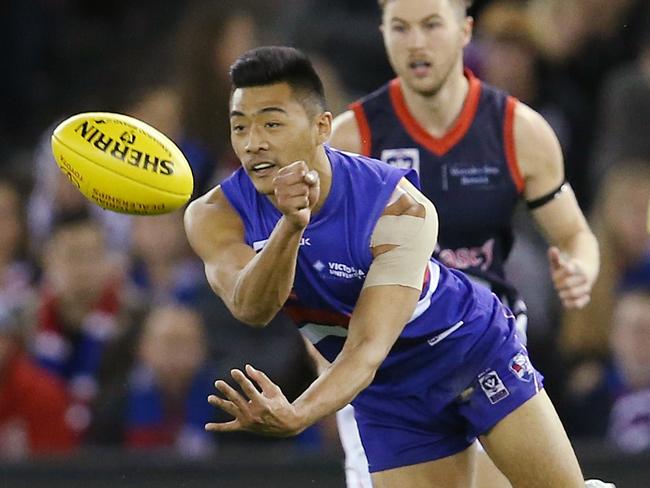 Lin Jong was overlooked for the AFL Grand Final despite being best on ground in the VFL decider. Picture: Michael Klein