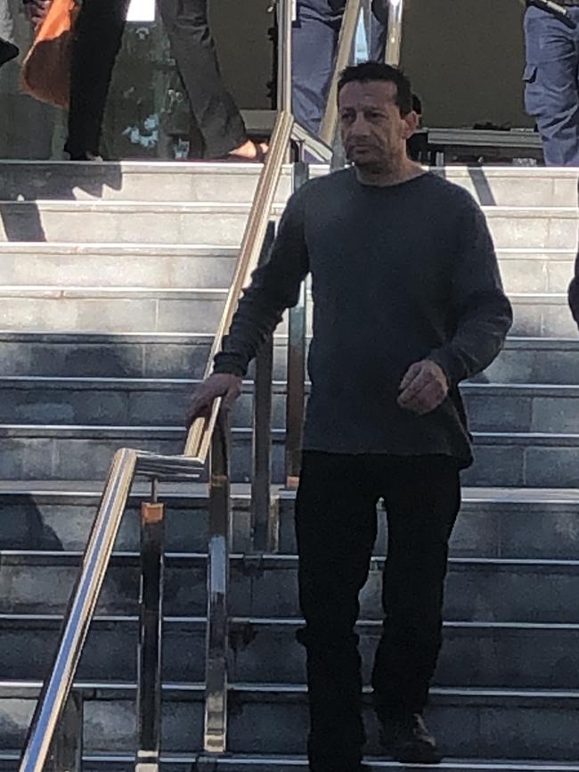 Zlate Talevski of Barrack Heights has pleaded guilty to animal cruelty after his dog was found by the RSPCA with tumours and seriously underweight. Picture: Madeline Crittenden.