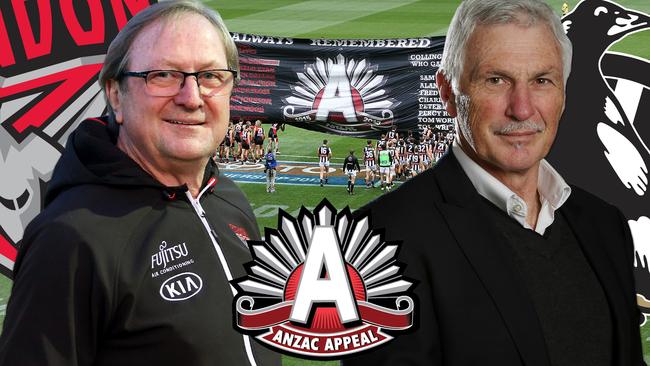 Kevin Sheedy and Mick Malthouse have selected their best Anzac Day teams for the Herald Sun.