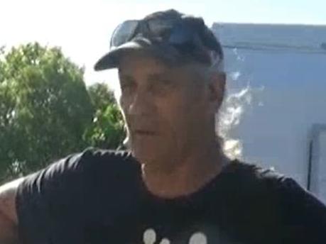 Harold James Climas during his arrest for sexually assaulting achild. Picture: Supplied