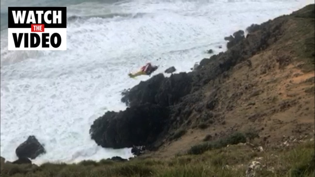 Surfer winched from Byron rocks