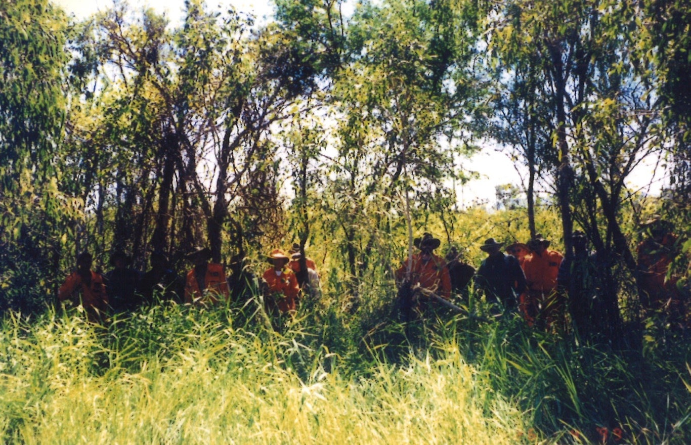 Images of the massive search for Keyra Steinhardt in April and May 1999. Photos provided by SES member Bob Jaycock.