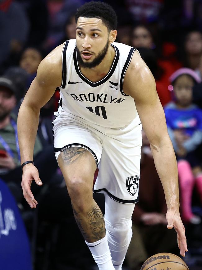 Ben Simmons can’t get his body right. (Photo by Tim Nwachukwu/Getty Images)