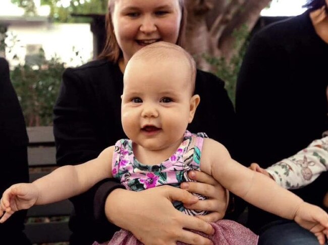 Aria Simpson: Born on 4/10/2022, 13 month old Aria was nominated by her mum, Natasha Wilson. 