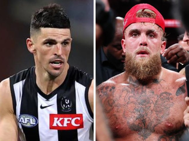 Scott Pendlebury and Jake Paul.