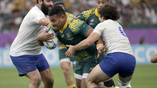 Taniela Tupou ripped in. Picture: AP