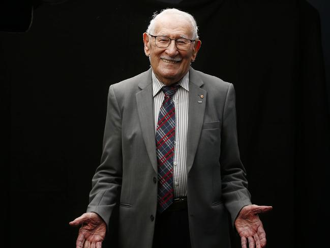 Holocaust survivor and 100-year-old bestseller Eddie Jaku. Picture: John Appleyard