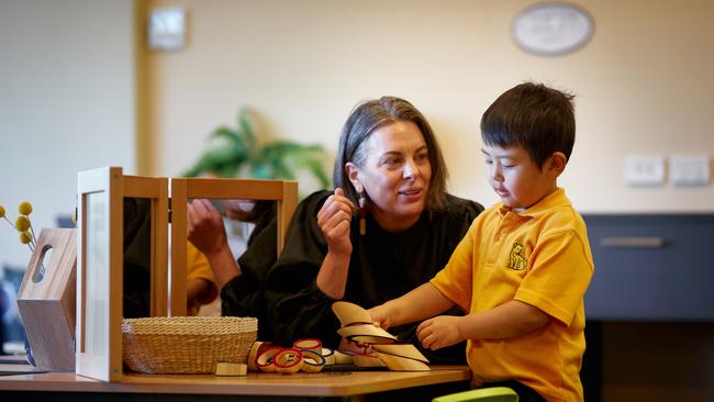 Sandy Bay's Hutchins Early Learning Centre has been titled the best childcare in Tasmania by the Kindicare. Picture: Joshua Lamont