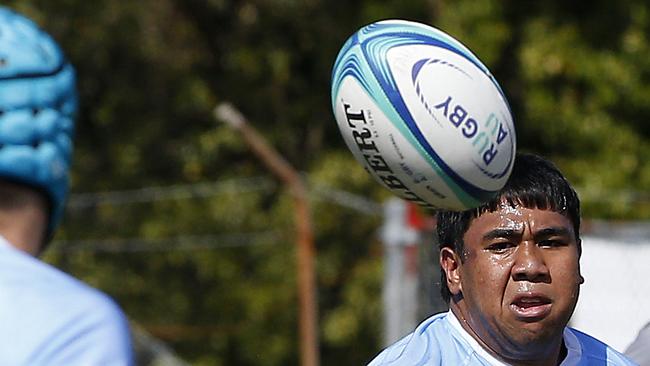 Waratahs' Kaleb Ah-Colt. was pasrt of the win. Picture: John Appleyard