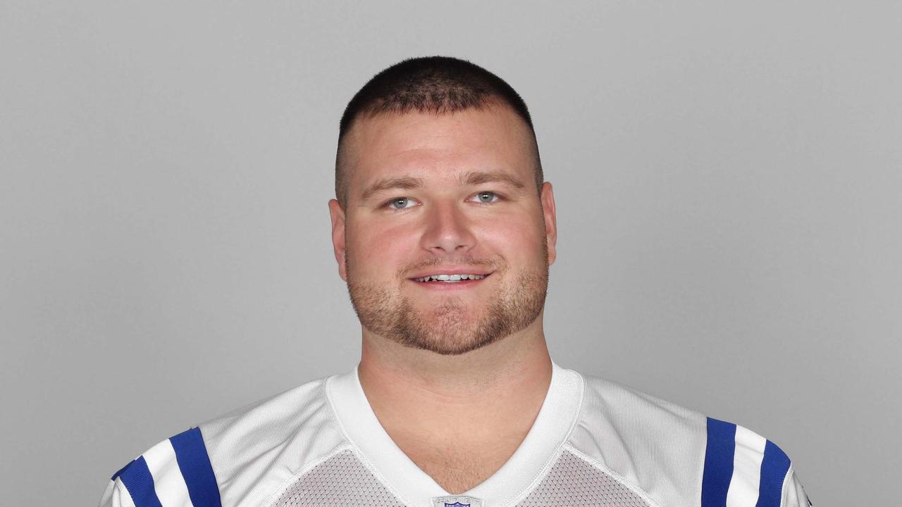 Matt Ulrich of the Indianapolis Colts poses for his 2007 NFL headshot. Picture: Getty Images