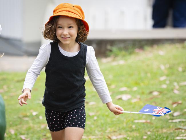 Sophia Tracy at Toowoomba Australia Day celebrations at Picnic Point, Sunday, January 26, 2025. Picture: Kevin Farmer