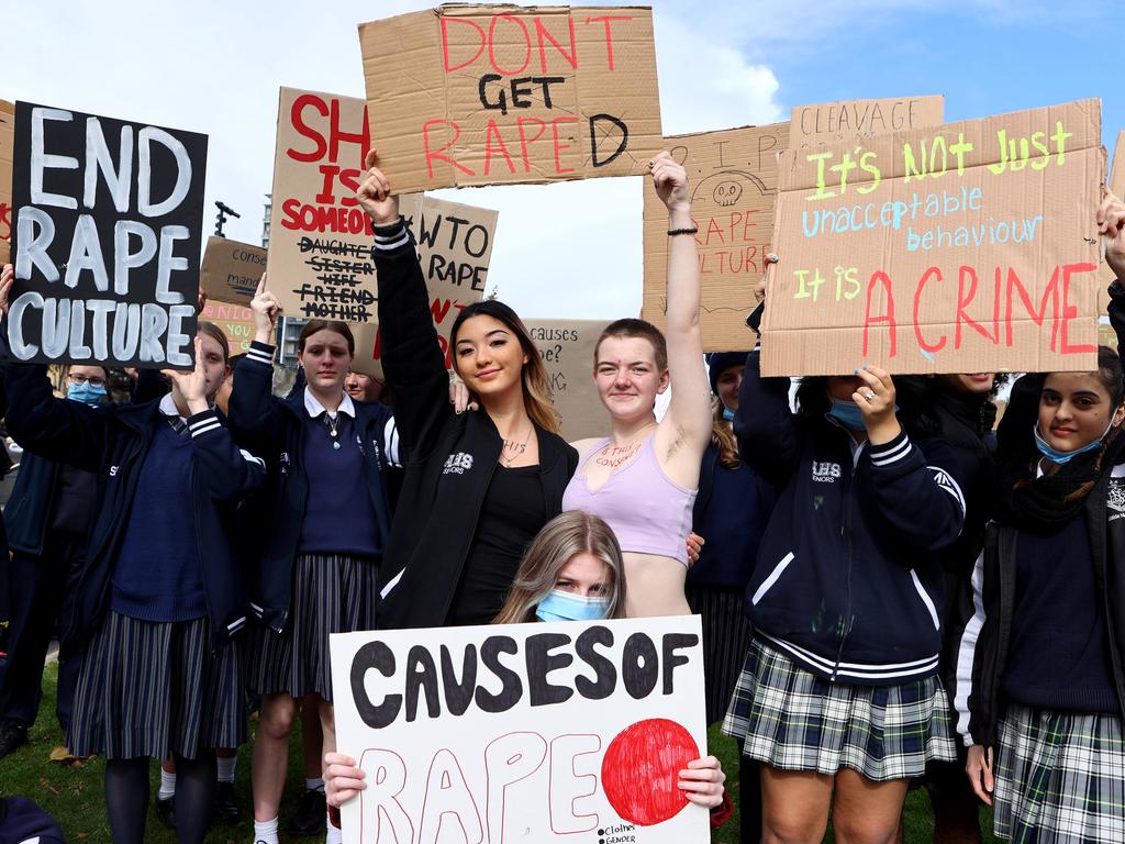 Adelaide march against sexual violence attracts more than 400 | The ...