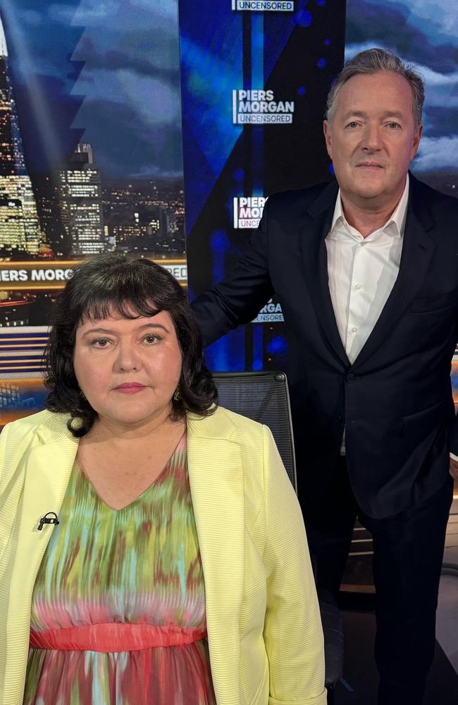 Piers Morgan interviewed Fiona Harvey on his show Uncensored on Thursday.