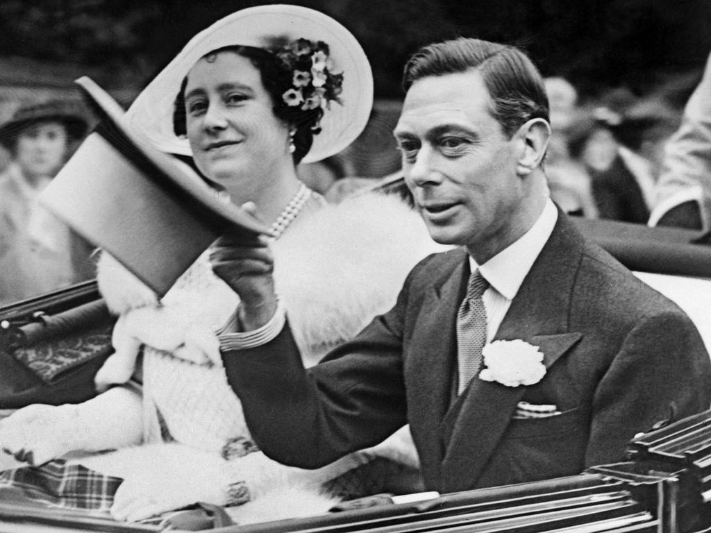 Queen Elizabeth, who later became the Queen Mum, and her husband George VI, who was ridiculed by his older brother Edward. AFP PHOTO (Photo by AFP)