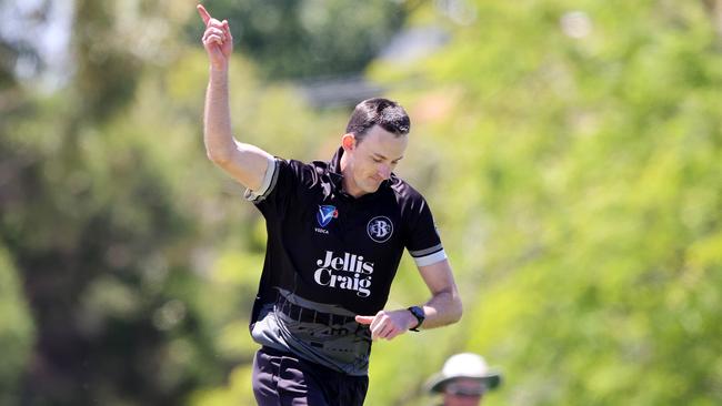 Louis Cameron in action for Brunswick against Ivanhoe. Picture: George Sal