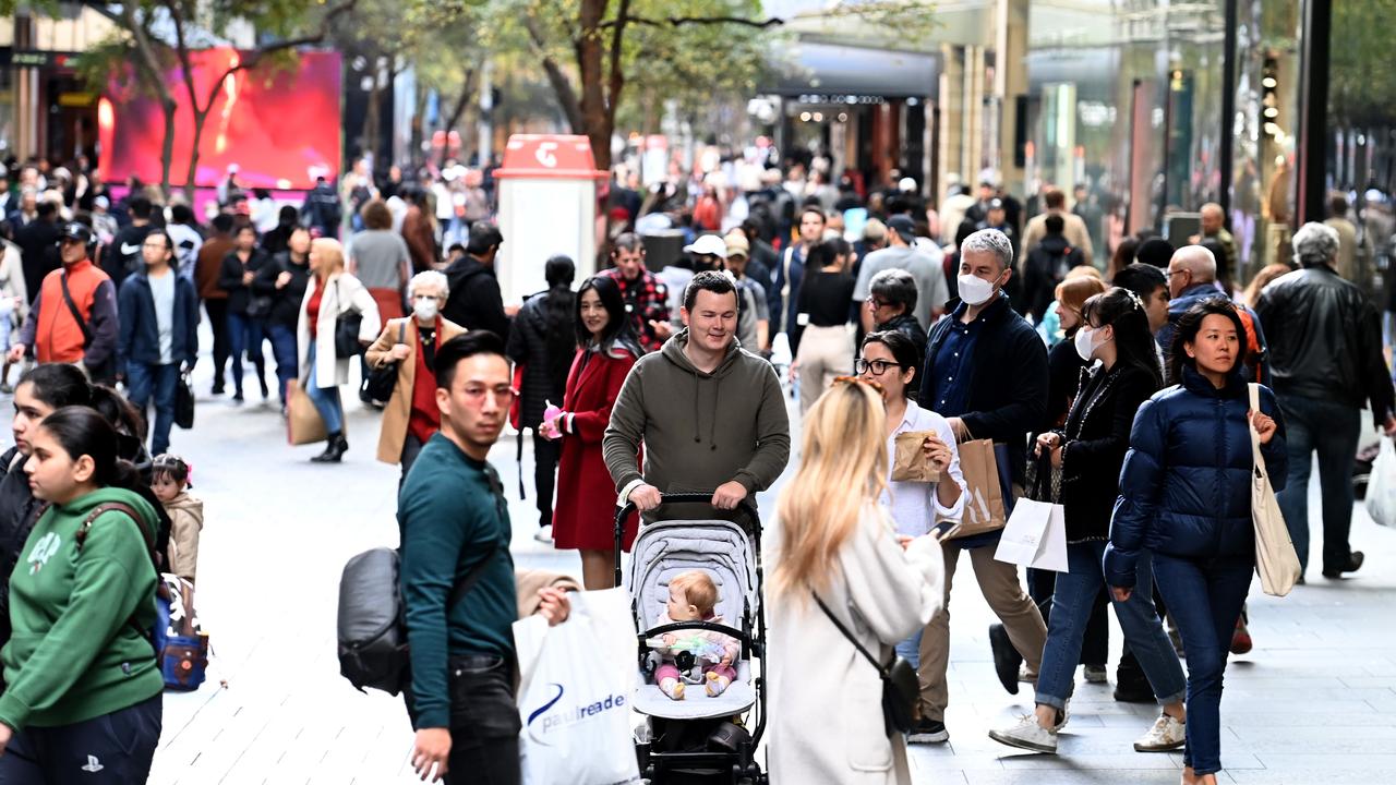 The Aussie economy is copping a pounding. Picture: NCA NewsWire / Jeremy Piper