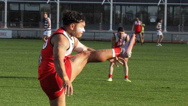 Robinvale-Euston's Isaiah Johnson has starred in the first half of the season. Picture: Glenn Milne (supplied)