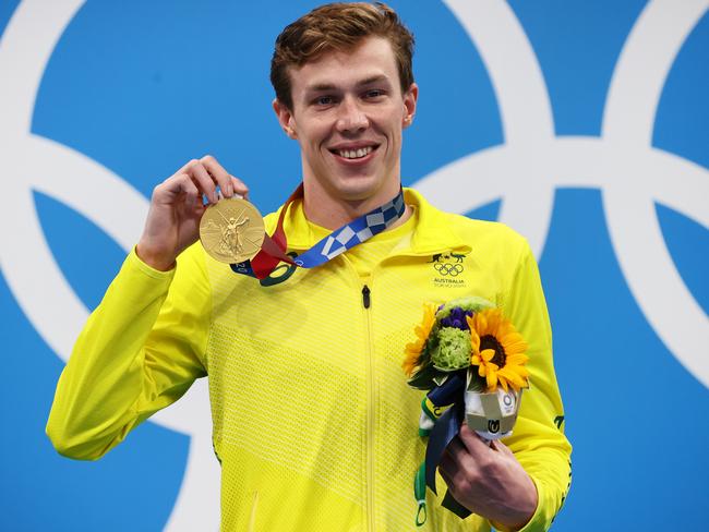 Zac Stubblety-Cook won gold in the 200m breaststroke in Tokyo. Picture: Getty Images