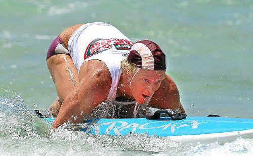 Cameron Cole (left), Aimee Berridge and Jack Hansen are three of the Mooloolaba contingent hoping to score a place in the Nutri-Grain series. Picture: Harvie Allison