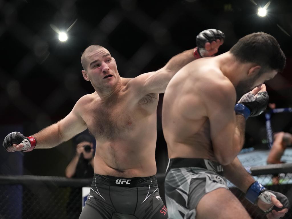 Strickland has had 19 fights in the UFC in the past nine years. Picture: Louis Grasse/PxImages/Icon Sportswire/Getty Images