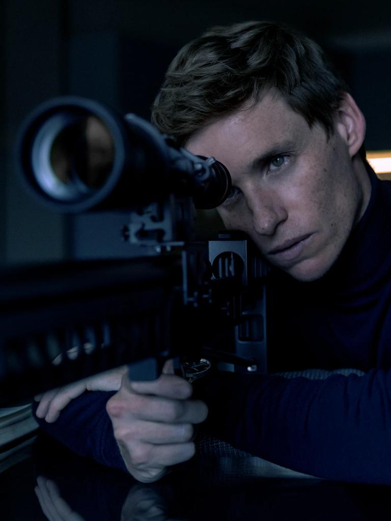 Redmayne portrays a hit man in the new series The Day Of The Jackal. Picture: Binge