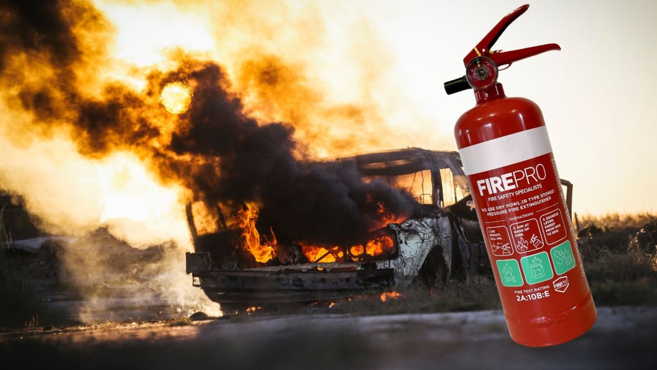 Fire extinguisher full of petrol allegedly used in arson