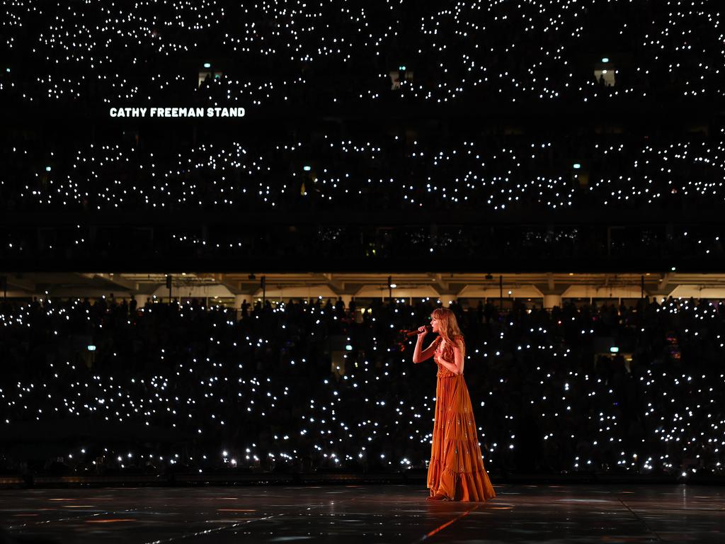 Join as as we tour through some of the biggest moments of the year - as capture by some of the best photographers. This photo sums up the Taylor Swift mania that gripped the counry in February. The megastar is seen performeing at Accor Stadium in Sydney in February, captivating the crowd with her record-breaking Eras Tour. As one of the most highly anticipated events in the Australian leg of her global tour, the concert shattered attendance records and further solidified Swift’s status as one of the world’s most influential pop stars. People took the day off work to try to secure tickets, but many missed out. Picture: Getty