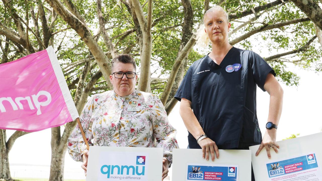 Action stations as nurses fly pink flag