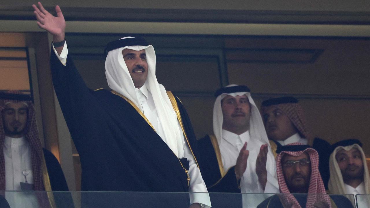 Qatar's Emir Sheikh Tamim bin Hamad al-Thani (left) is due to visit. Picture: Giuseppe Cacace/AFP