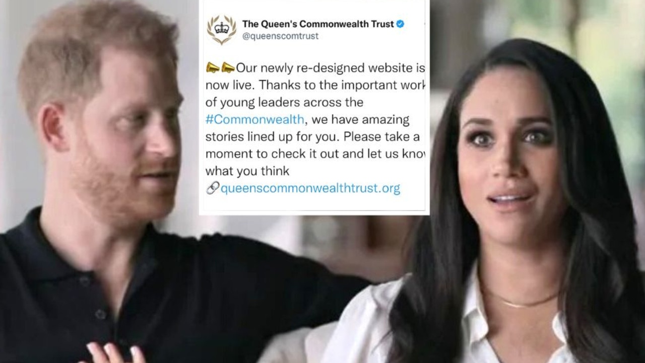 Harry and Meghan wiped from Commonwealth site after Netflix doco