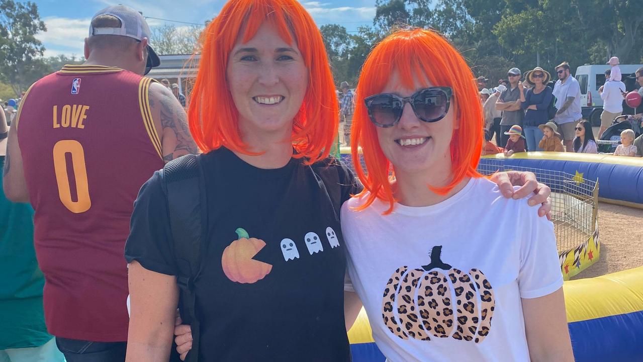 15 crazy outfits from Goomeri Pumpkin Festival 2021: Amanda McSpadden (left) and Tammy Swann (right).