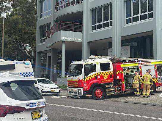 There has been a mass evacuation after several explosions and a fire in the Central Coast of New South Wales. Emergency services were called to an office building on Donnison Street in Gosford, in NSW’s Central Coast after reports of several explosions: Picture: ABC