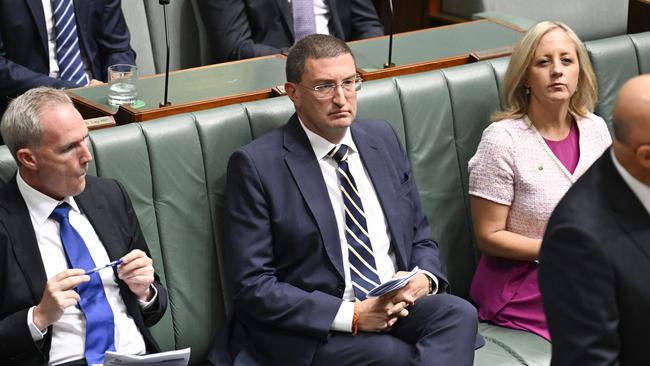 Jewish Coalition MP Julian Leeser says there is a ‘domestic terrorism crisis’ in Australia. Picture: NewsWire / Martin Ollman