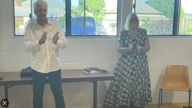 The Childers Chamber of Commerce executive including president Margaret Smith (right) and secretary Wayne Heidrich (left) were involved in the CCTV grant request.