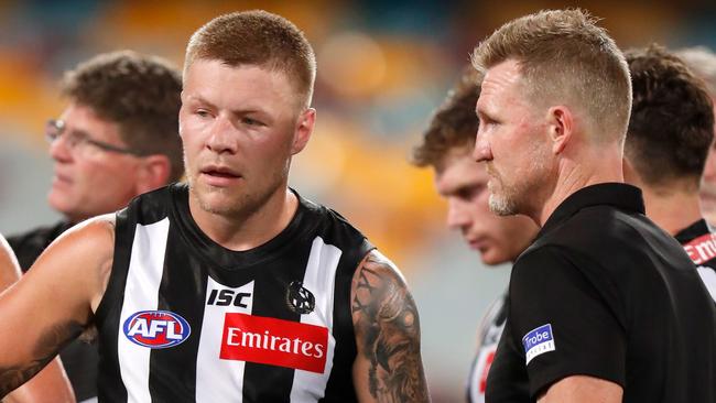 There are a number of questions surrounding Jordan De Goey’s future. Picture: Getty Images