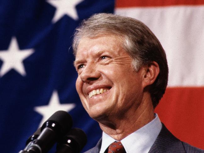 US president Jimmy Carter was more popular out of office than in.