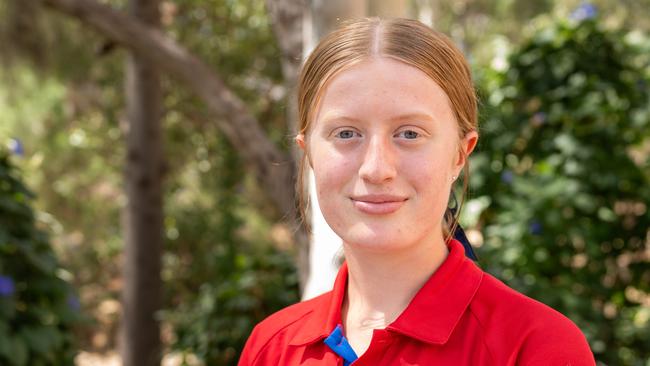 Saint Ignatius’ College rower Caitlin Anderson. Picture: Supplied