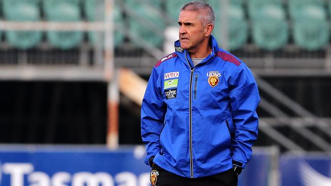 Brisbane Lions coach Chris Fagan at UTAS Stadium. PICTURE: CHRIS KIDD