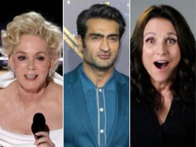 Actors Julia Louis-Dreyfus, Jean Smart, and Kumail Nanjiani.