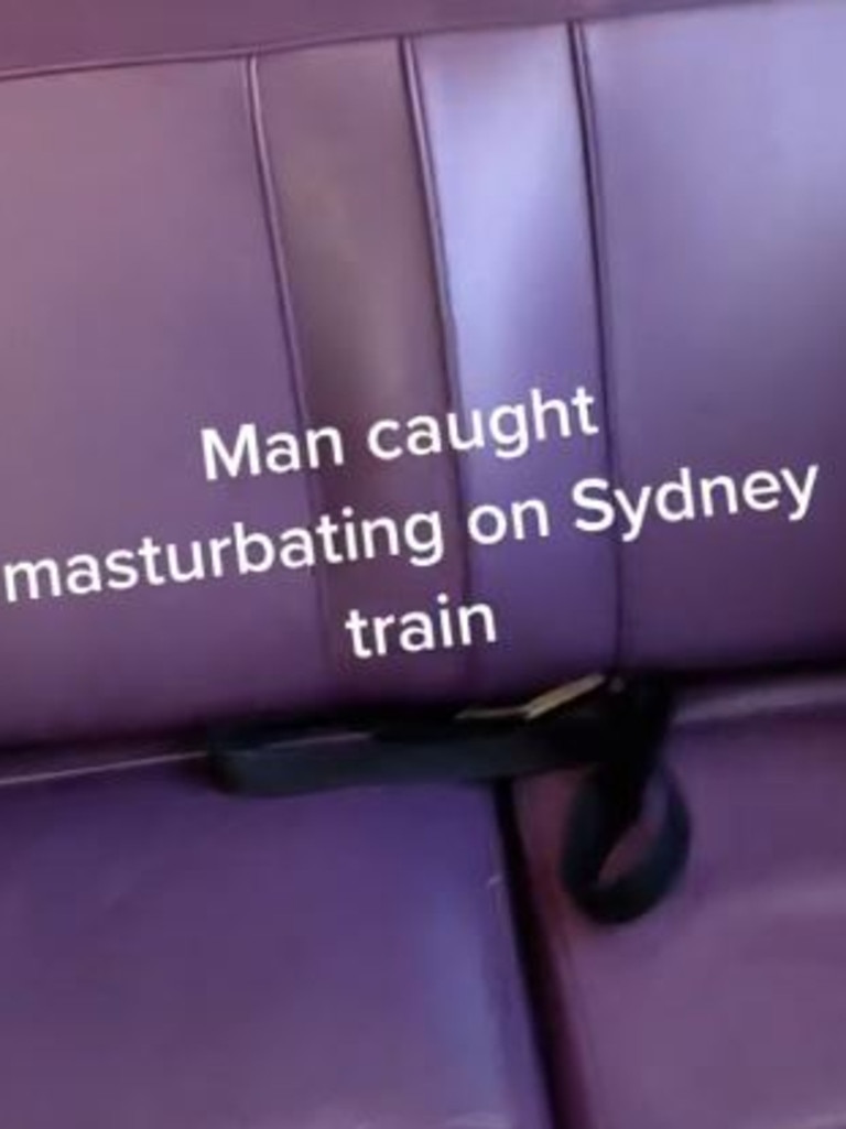 The police officer pointed out he left his belt behind on the seat. Picture: Billy Burner/TikTok