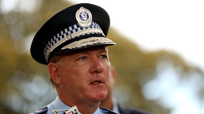 NSW Police Commissioner Mick Fuller will ensure Sampieri “dies in jail”. Picture: AAP Image/Danny Casey