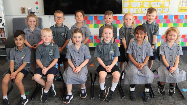 Mirripoa Primary School Prep 00B Back Row From Left: Milla Russell, Ollie Edwards, Macy Haryanto, Axton Pearce, Frankie Wheeler, Jaxton Tidd . Front Row From Left: Jordan Sharma, Ollie Steven, Ivy Sinclair, Jagger Heinrich, Yuvi Singh, Alex Moran . Picture: Mark Wilson