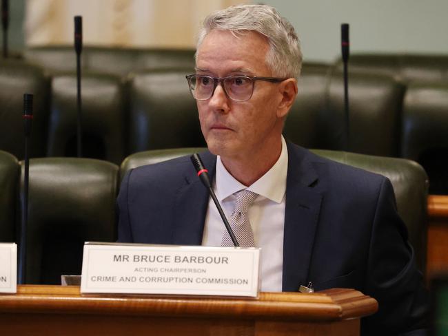 Bruce Barbour has been permanently appointed chair of the Crime and Corruption Commission, Parliament House, Brisbane. Picture: Liam Kidston