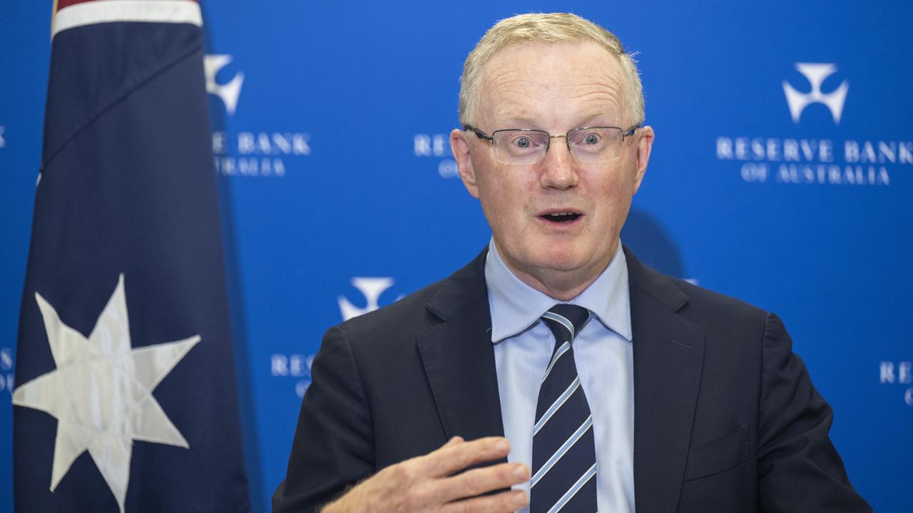 RBA governor Philip Lowe after the May rate rise. Picture: Getty Images