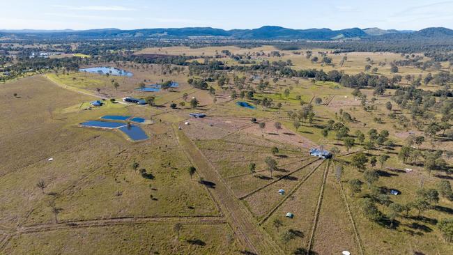 Overview of The Star Entertainment Group's carbon offset farm at Lower Wonga, Gympie. Picture: Supplied