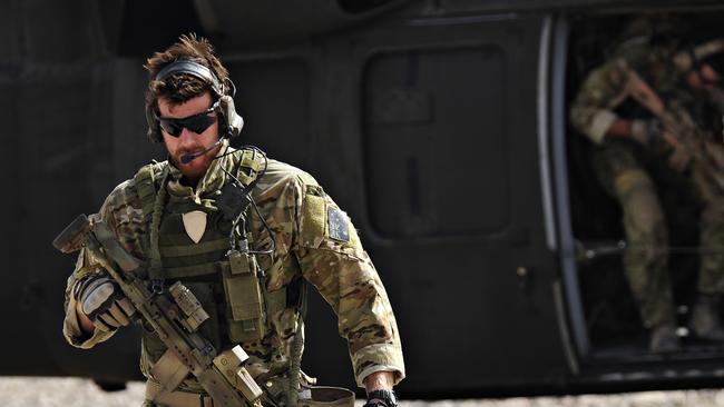 Ben Roberts-Smith tried to ‘expose’ an SAS trooper, who he thought was speaking with media, by releasing accusations the man smuggled guns into Afghanistan. Picture: Department of Defence