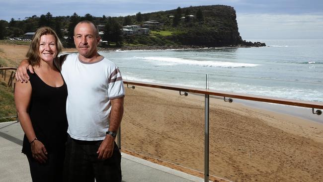 Johnny Harper and his partner Xanthe Friend are the caretakers at Avalon Surf Club.